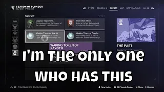 I'm The Only One With This Glitch And It's A Problem - Bungie Waking Tokens - Cheese Talks