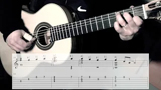 DANNY BOY - Easy Arrangement - Includes TAB - Classical Guitar