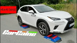 Lexus NX300h 4x4 test on rollers - CarCaine