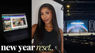 VLOG: HELLO 2024 💐 vision board, affordable home finds, life updates + more!✨ | ZEEXONLINE