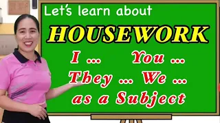 Housework 2 Vocabulary and Sentences/Teacher Juliet