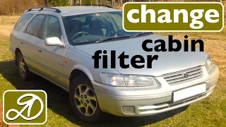 How to change the cabin filter on the Toyota Camry Gracia. Do it yourself