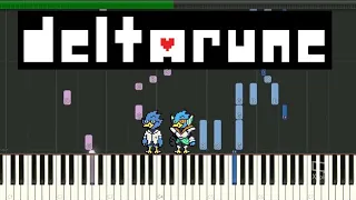 Berdly & Smart Race - DELTARUNE, Chapter 2 I by FiveNineSquared [Piano Arrangement Synthesia]