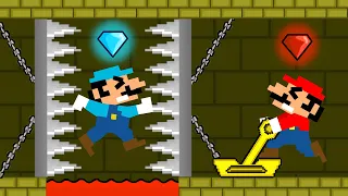 Mario HOT & Mario ICE Challenge in Watergirl and Fireboy (Part 44)