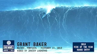 Grant Baker at Nazaré  - 2018 Ride of the Year Award Entry - WSL Big Wave Awards