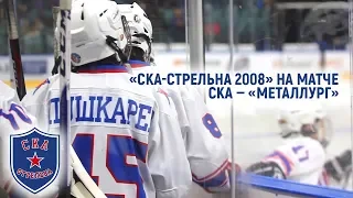 «СКА-Стрельна 2008» на матче СКА — «Металлург»