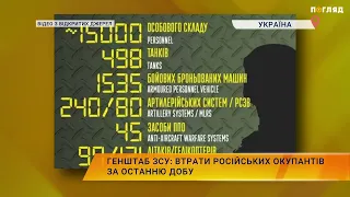 Генштаб ЗСУ: Втрати російських окупантів за останню добу