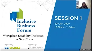 Inclusive Business Forum 2020 (Session 1)