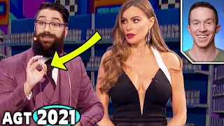 Magician REACTS to Peter Antoniou FUNNY FOOD MAGIC on America's Got Talent 2021