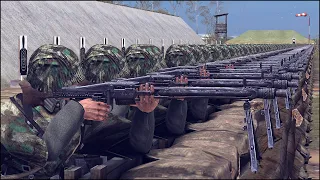 100 MG42 vs 100 M249 - FIRING RANGE