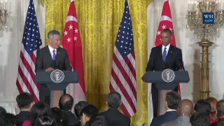 President Obama and Prime Minister Lee Hold a Press Conference