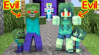 Monster School : Baby Zombie Saves His Parents ? - Sad Story - Minecraft Animation
