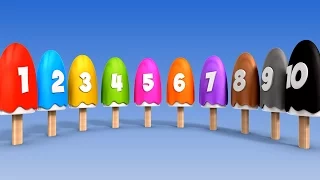 Learn Numbers with Number Ice Cream Popsicles Song | Numbers Songs for Children