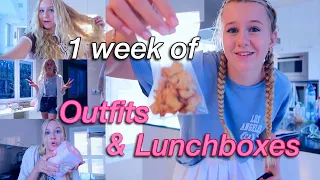 1 WEEK OF LUNCHBOXES & OUTFITS | MaVie Noelle