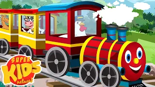 Farm Animal Express | Animal Sounds Song & More Nursery Rhymes | Cartoon Videos