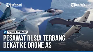 JET TEMPUR RUSIA SERANG DRONE AS DENGAN SUAR DI SURIAH