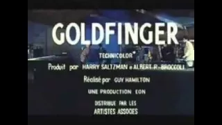 Vintage Goldfinger Trailer (Original French Version)