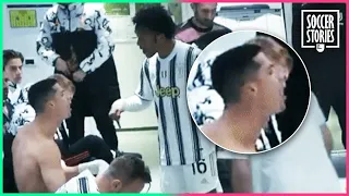 Cristiano Ronaldo And Cuadrado's Fight In The Juventus Locker Room