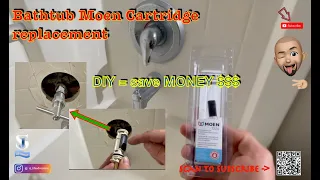 Bathtub/Shower MOEN cartridge replacement (Moen 1222-1224)