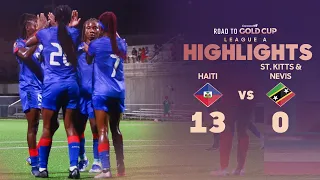 Haiti 13-0 Saint Kitts and Nevis | Road to W Gold Cup