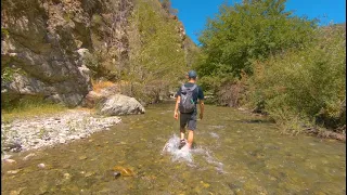 Hiking Alone to Devil's Gulch Falls via Bridge to Nowhere  | Los Angeles