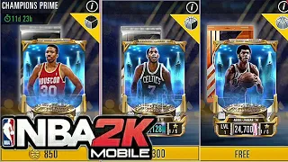 OPENING CHAMPIONS PRIME PACKS TO GET READY FOR THE GAUNTLET | NBA 2k Mobile Season 3