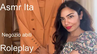 Asmr Ita - roleplay negozio di abiti e tailleur  - fabrics sounds