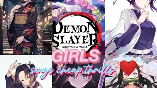 demon slayer girls sings cheap thrills ❤️