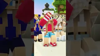 ARA MÜZİK KLİP ♪ Fakir ve Miray Version    Minecraft #shorts — копия 2