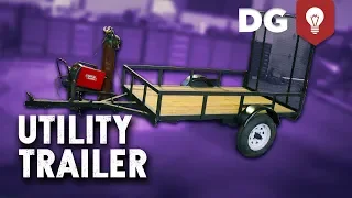 How To Build A DIY Utility Trailer for CHEAP!