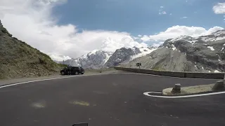 Stelvio pass on motorcycle 2018