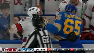 Jesperi Kotkaniemi vs Alexei Toropchenko Mar 26, 2022