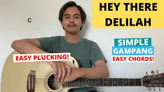 TUTORIAL PETIKAN (Hey There Delilah - Plain White T's) (Tutorial Gitar) CHORD SIMPLE GAMPANG! Easy!