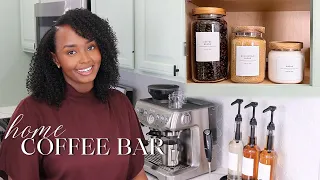 Home Coffee Station Tour | Affordable Ideas for Organization and Setup