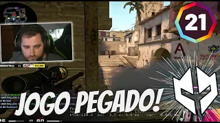 FALLEN e VINI DESTRUINDO LEVEL 20 e 21 GAMERS CLUB | MIRAGE