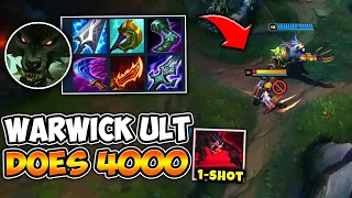 Mathematically Correct Warwick deletes anything with R (4000 damage ults)