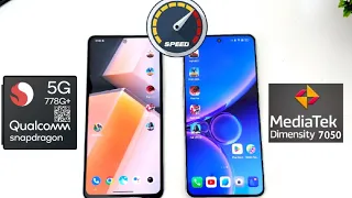 Dimensity 7050 vs Snapdragon 778G+ SpeedTest 🔥🔥🔥