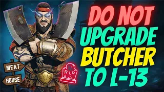 R.I.P 😈 Highest DAMAGE in the Game 🔪 || Butcher at Level 13 is NIGHTMARE 🤐 || Shadow Fight 4 Arena