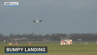 Pilot lands at Dublin Airport amid tricky conditions due to Storm Barra