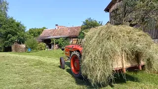 Harvesting hay with the Zetor 2511