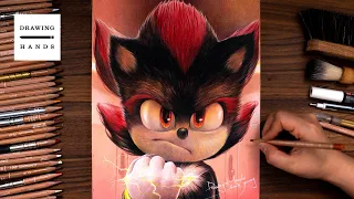 Drawing Sonic the hegehog2 - Shadow the hegehog [Drawing Hands]