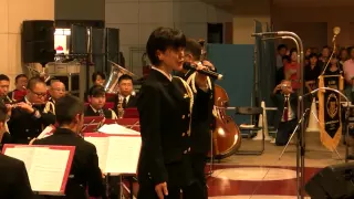 [三宅由佳莉] 女性自衛官が歌う Time To Say Goodbye 🎤 海上自衛隊東京音楽隊