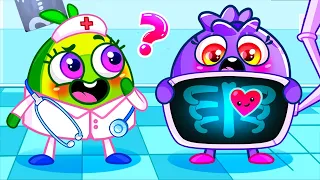 Avocado Baby Got Sick 👨‍⚕️🩺 Doctor Checkup Song || Best Kids Cartoon by Pit & Penny Stories 🥑💖