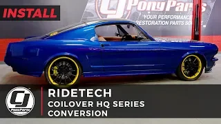 HQ Series Coilover Suspension Kit  | Ridetech | 1965-1966 Mustangs