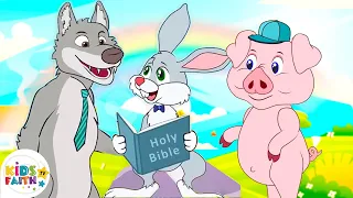 I Am So Glad that Jesus Loves Me + More Bible Songs | Sing Along & Celebrate | Kids Faith TV