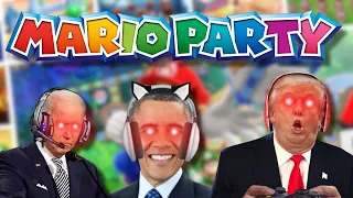 Gamer Presidents play Mario Party (ai voice meme)