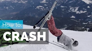 How To Crash on Skis | 4 Falling Techniques