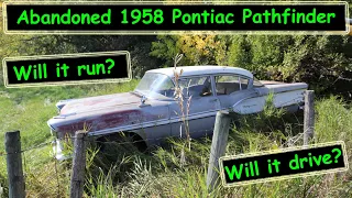 Saved from the crusher 1958 Pontiac Pathfinder will it run and drive again?