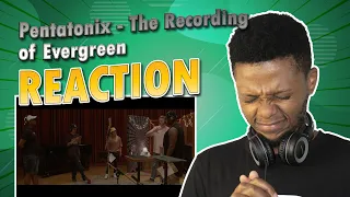 Pentatonix - The Recording of Evergreen || The Quick Channel Reaction