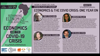 Economics and the COVID crisis: One year on | REFA Festival 2021| Opening Plenary